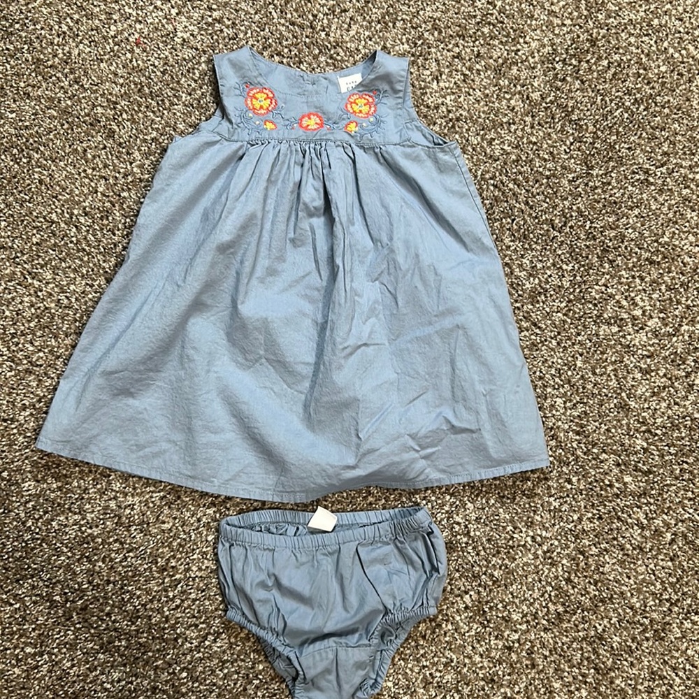 Baby Gap dress and diaper cover